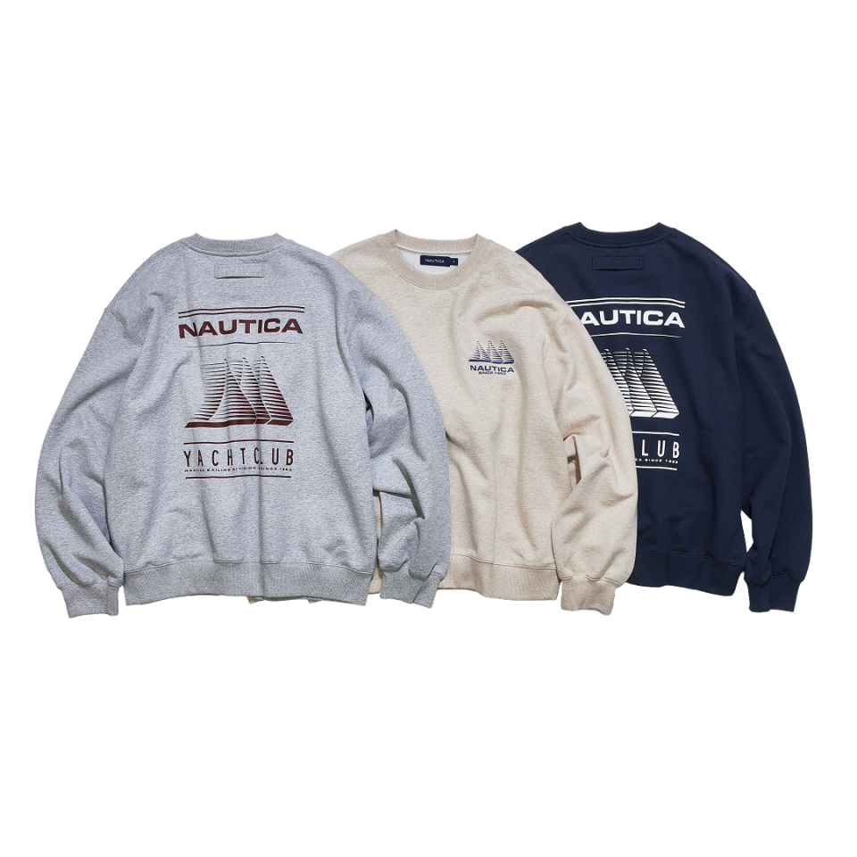 韓國 Nautica Sprint Poster Sweatshirts [466]