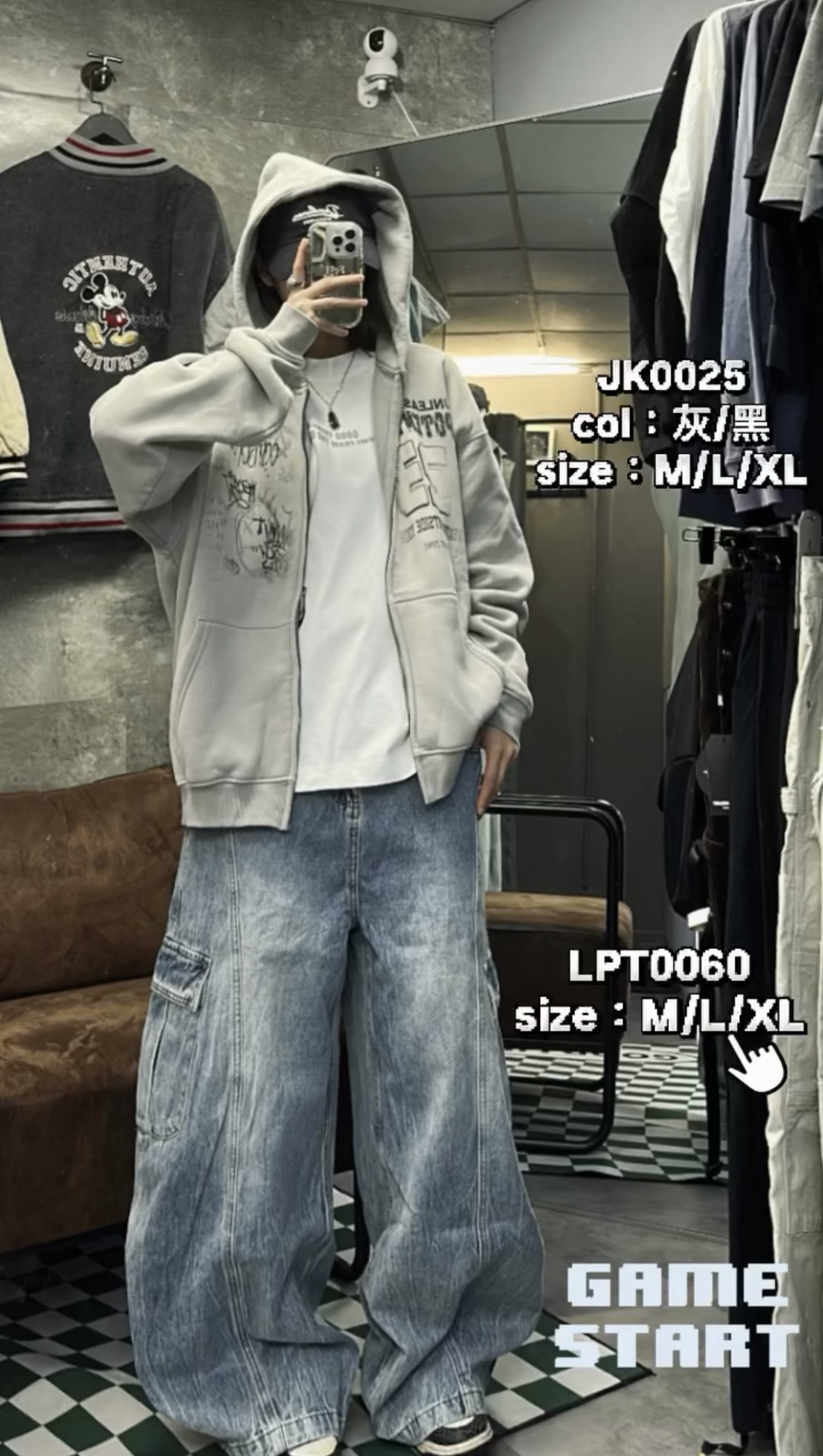 JK0025 23print Jacket