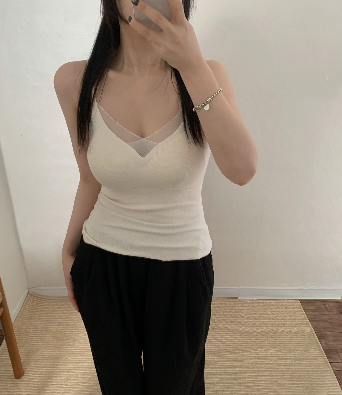 紗邊吊帶BRA內搭背心
