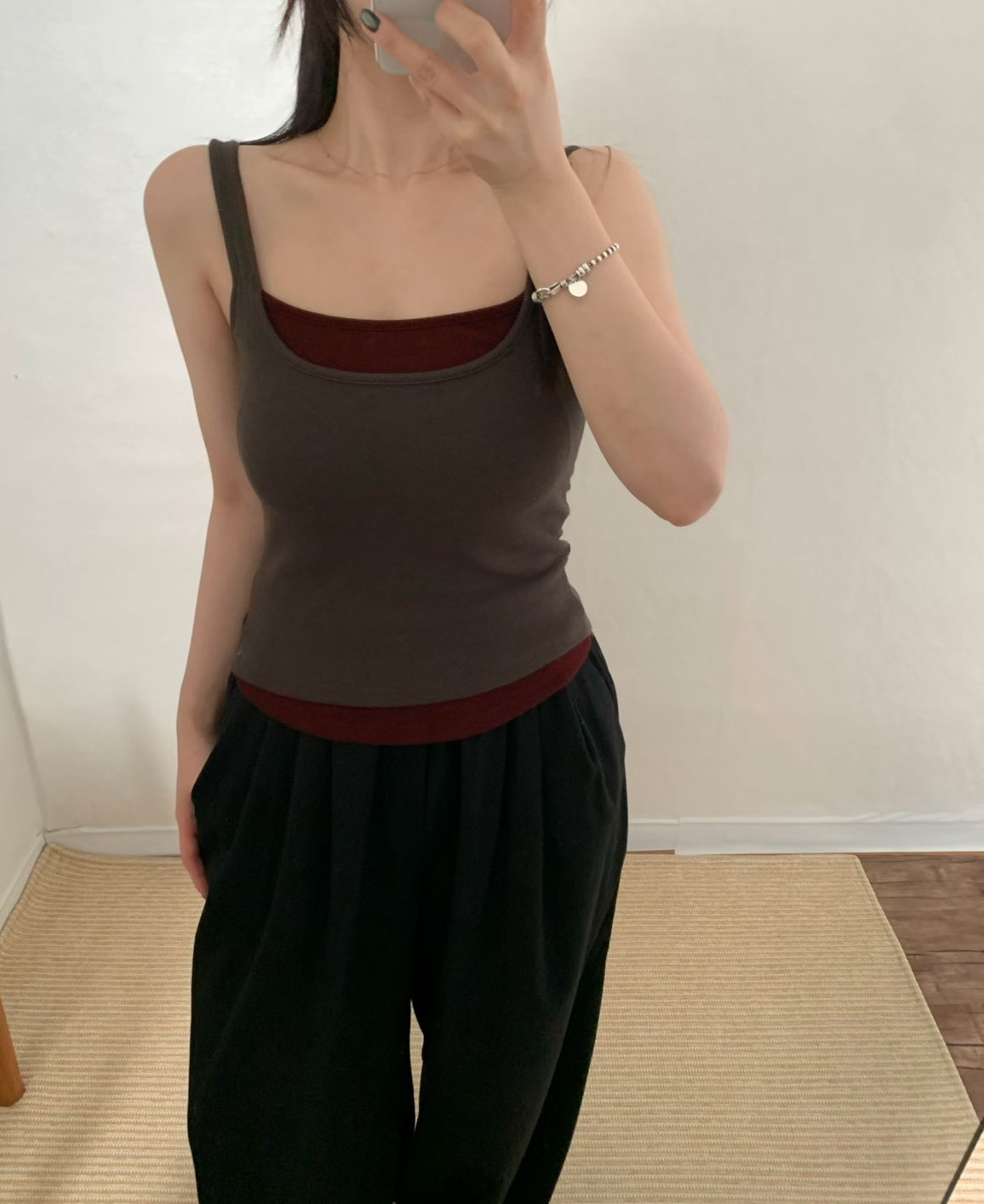 雙配色BRA內搭背心