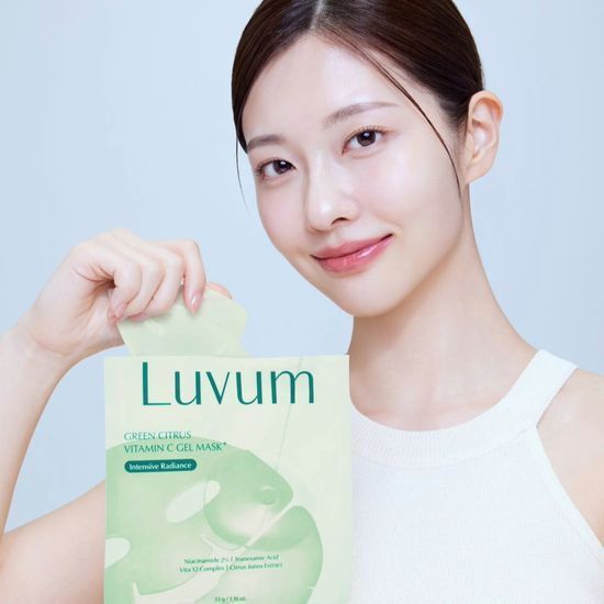 Luvum 綠柑橘維他命C亮白凝膠面膜