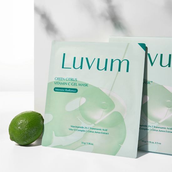 Luvum 綠柑橘維他命C亮白凝膠面膜