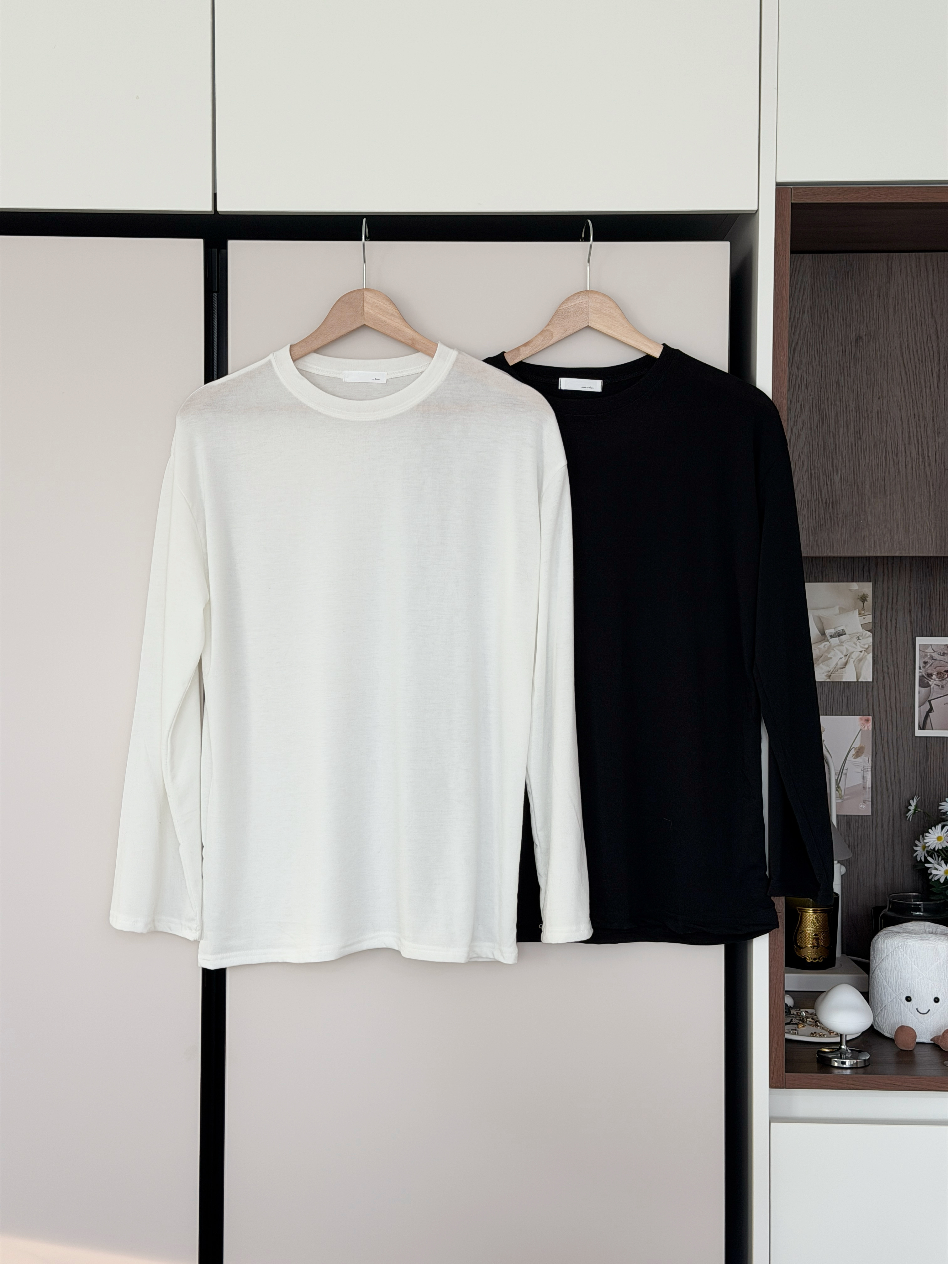 KR346 寬鬆版型舒適純色TEE-2色