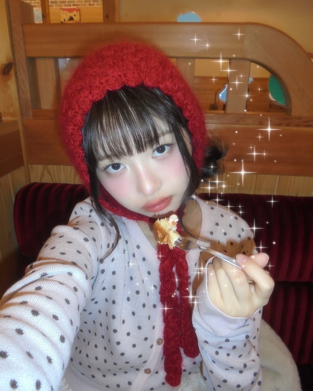 (REI同款) sculptor - Polka Dot Cardigan Baby (Pink/Brown)