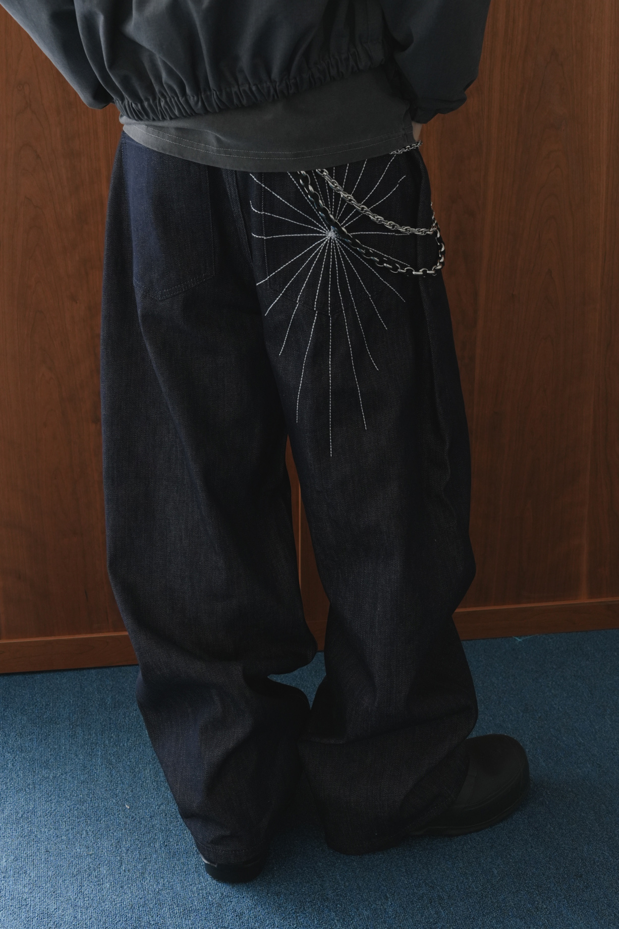 Spider Balloon Denim Pants #牛仔褲