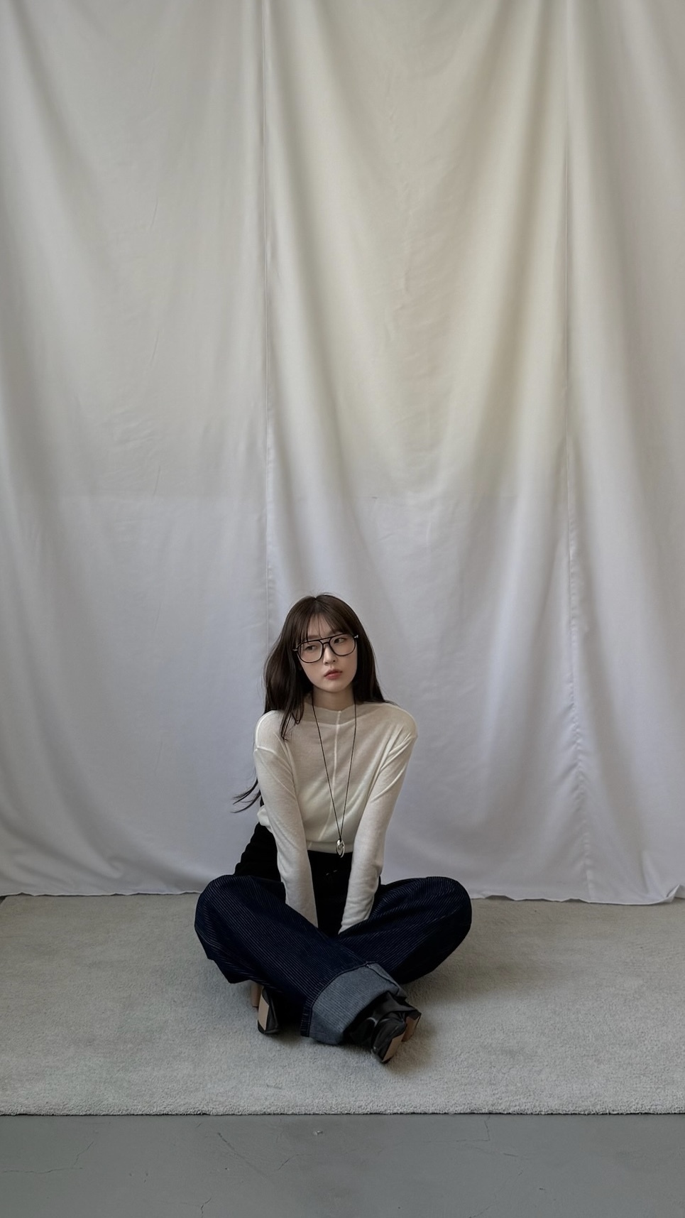 日子裡的親膚感半領中線打底衣(白/紅/粉/黑)