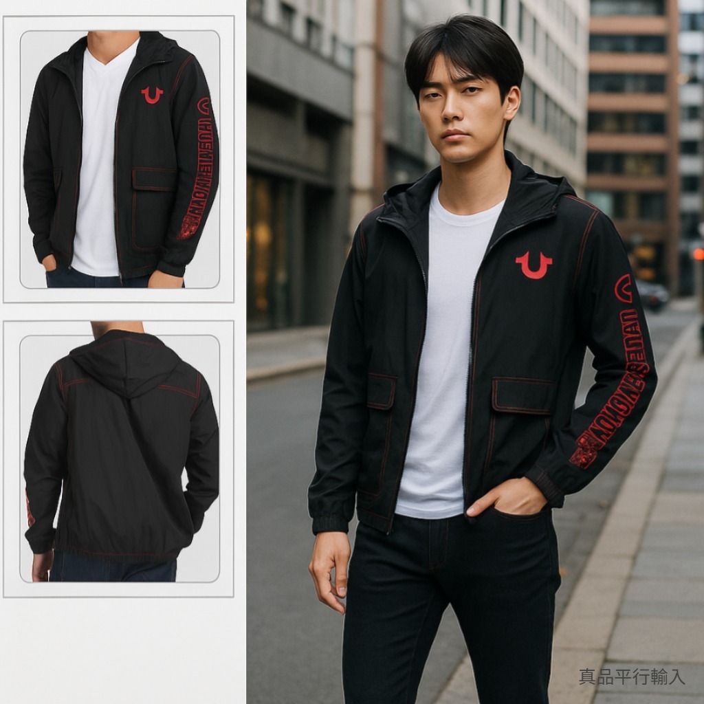 【預購】TRUE RELIGION H110550 男裝經典LOGO外套