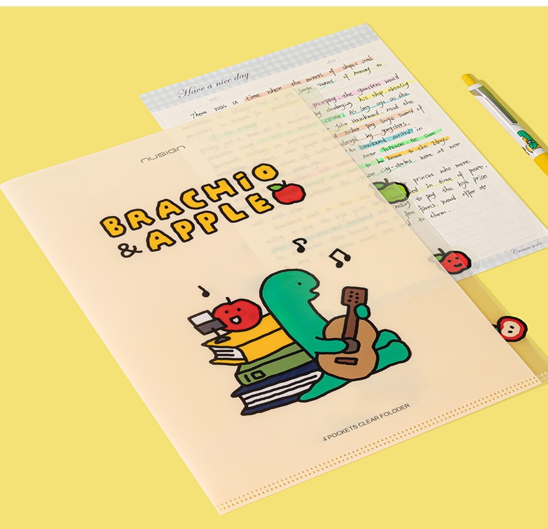 JOGUMAN 療癒系恐龍|A4文件夾 文件袋 (四層)