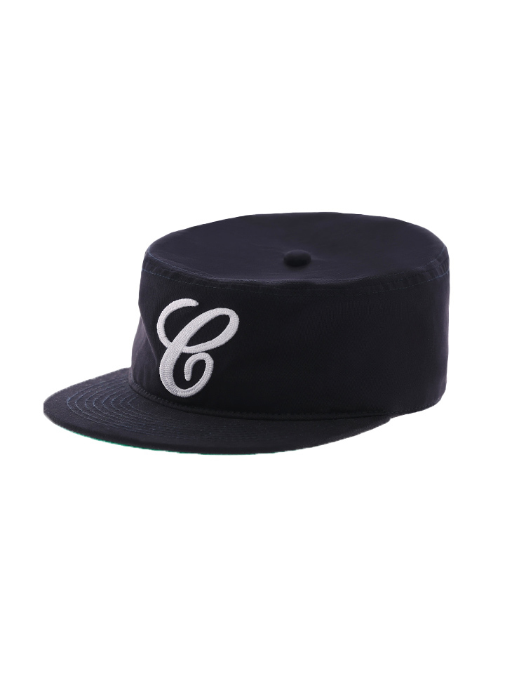 6cRAyon Pillbox Cap NAVY
