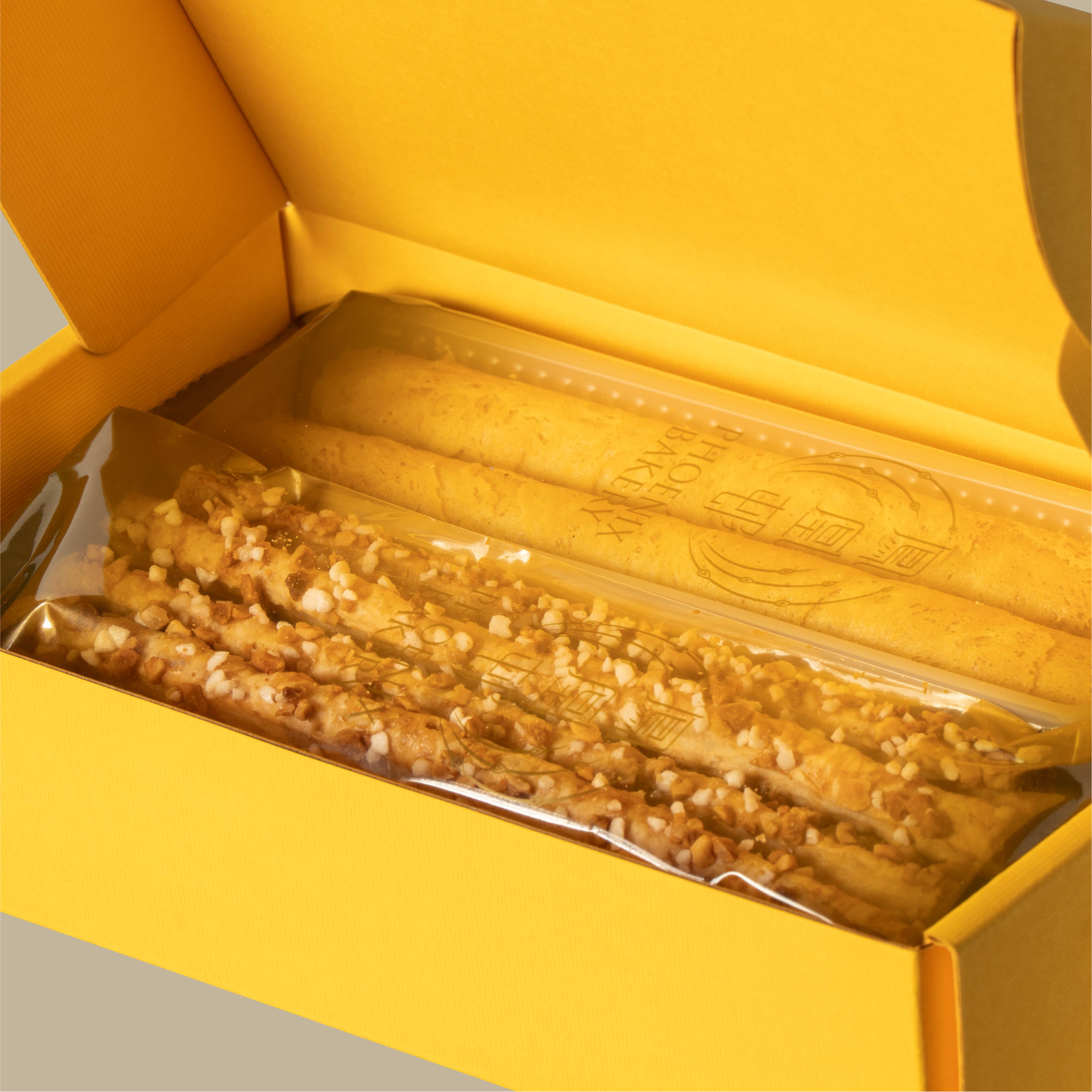 原味蛋卷配杏仁酥條