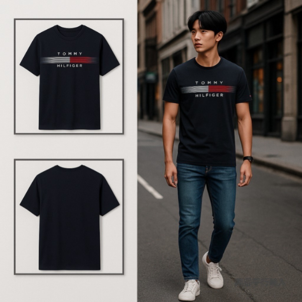 【預購】TOMMY HILFIGER H110561 男裝短袖TEE