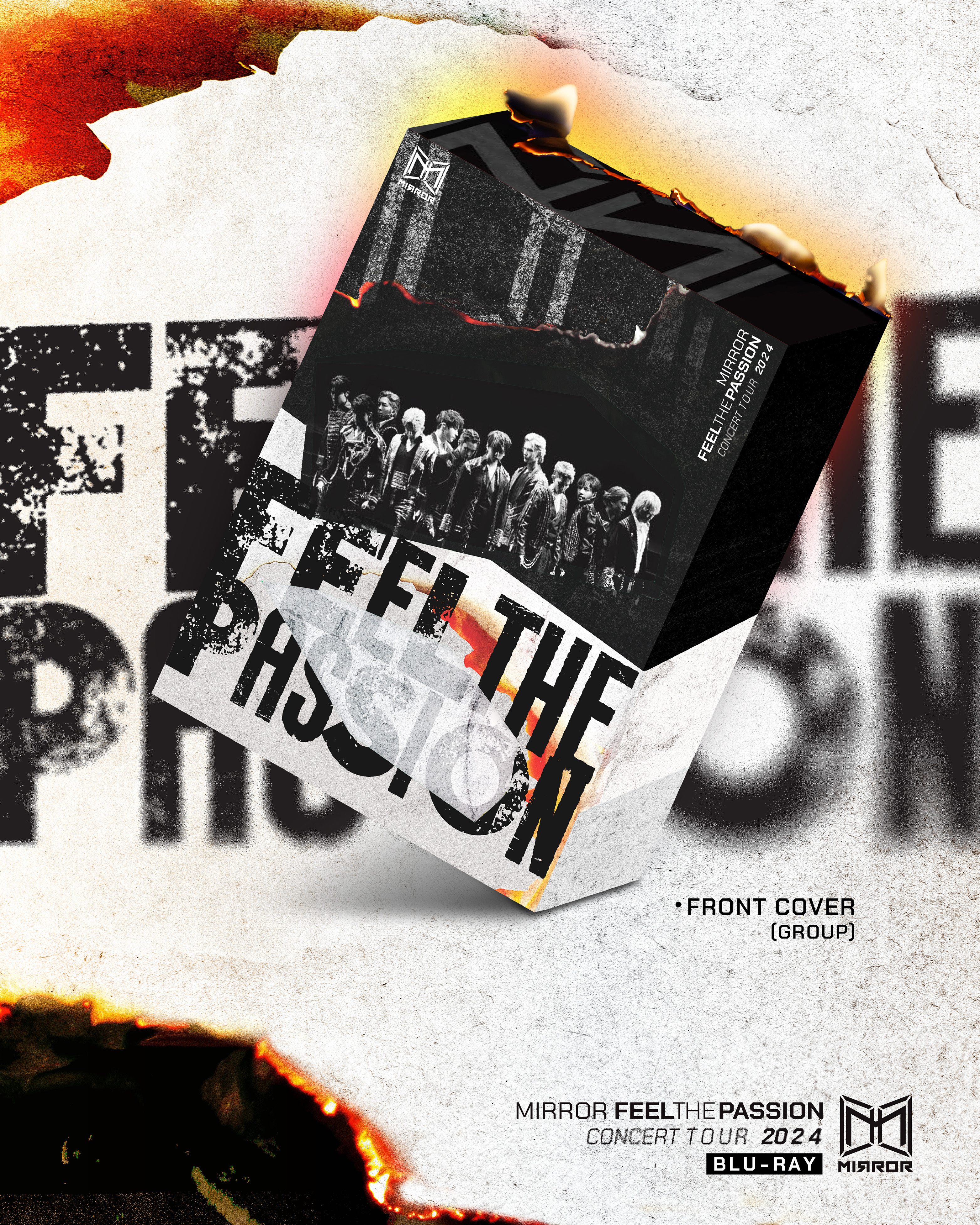 本地/海外郵寄: MIRROR FEEL THE PASSION CONCERT TOUR 2024 (2Bluray)