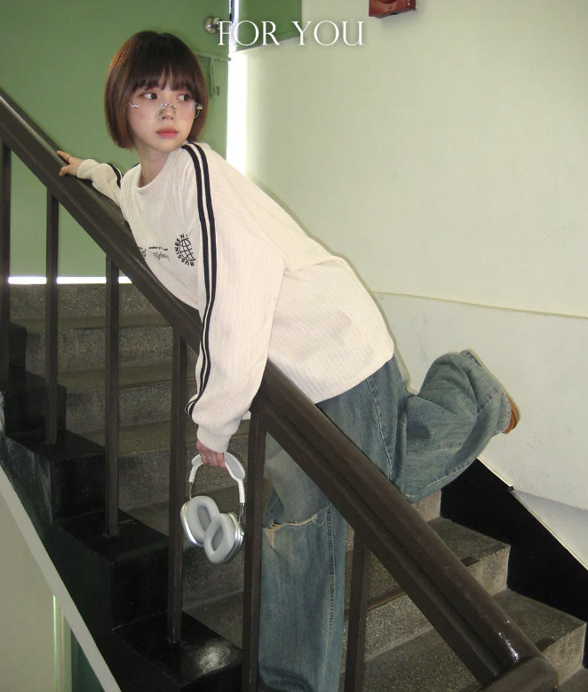 秋冬預訂｜Track Line天鵝絨衛衣