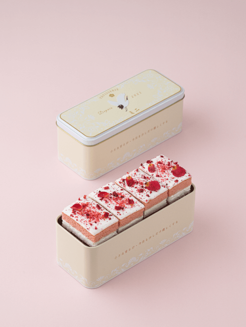 初雪莓菓鐵盒蛋糕