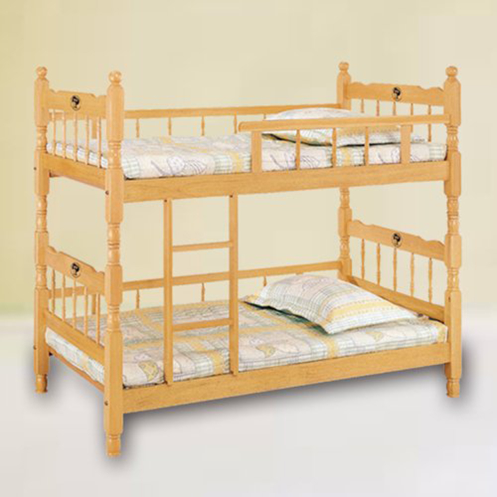 傑斯3尺雙層床架(全欄型)