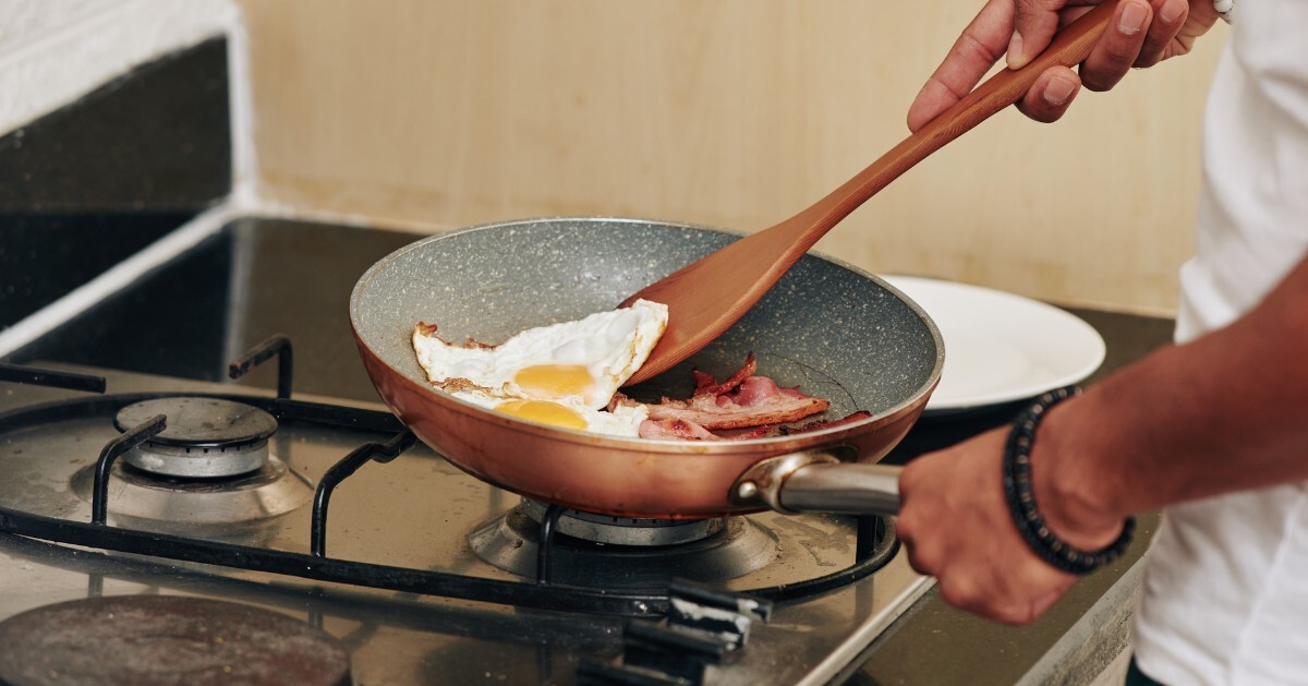 「所見即所得」是在家自己準備早餐最大的好處,吃了什麼一目瞭然