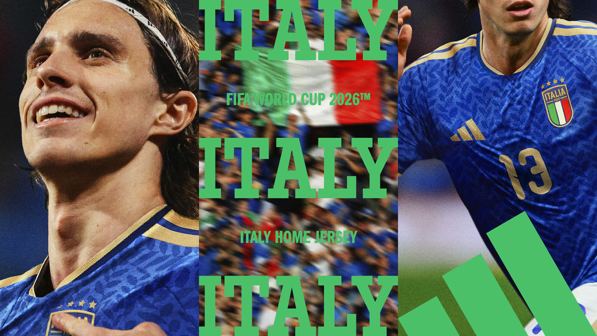 2026 Italy Authentic Home Shirt with Nameset