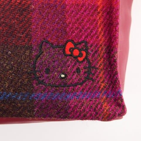 25186-KT Sanrio Hello Kitty x Harris Tweed 聯乘兩用手袋 #JP-AV25-PK210