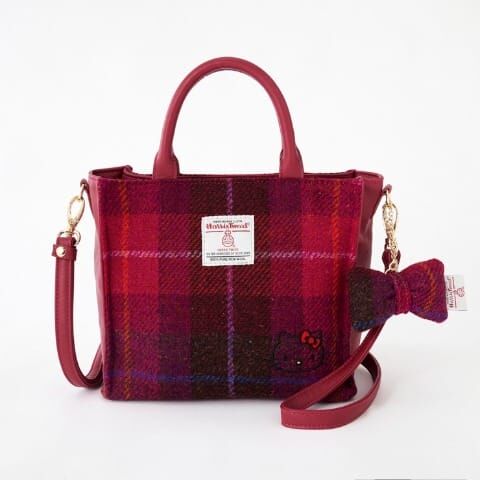 25186-KT Sanrio Hello Kitty x Harris Tweed 聯乘兩用手袋 #JP-AV25-PK210