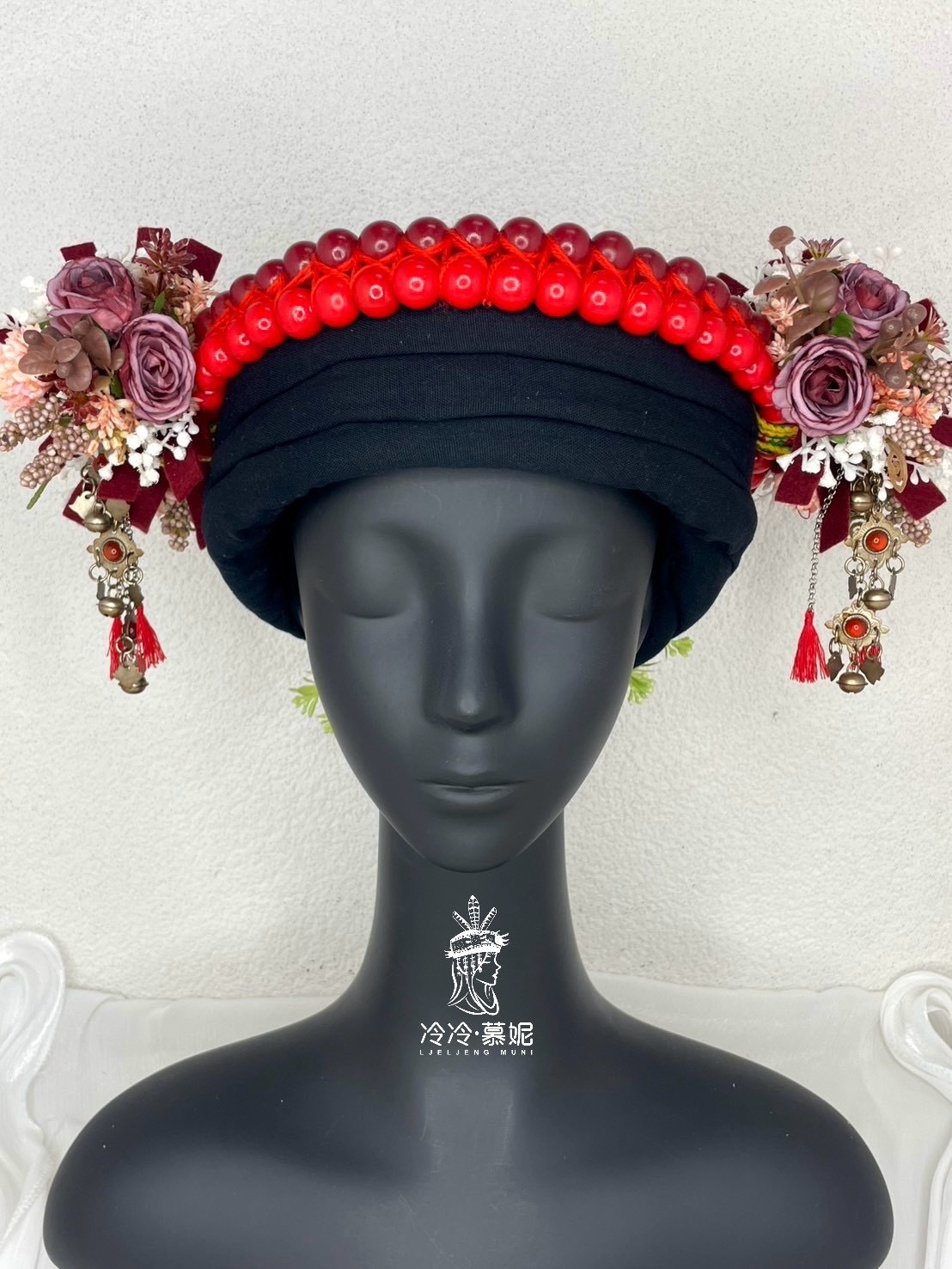 M-No.27木珠配花花環