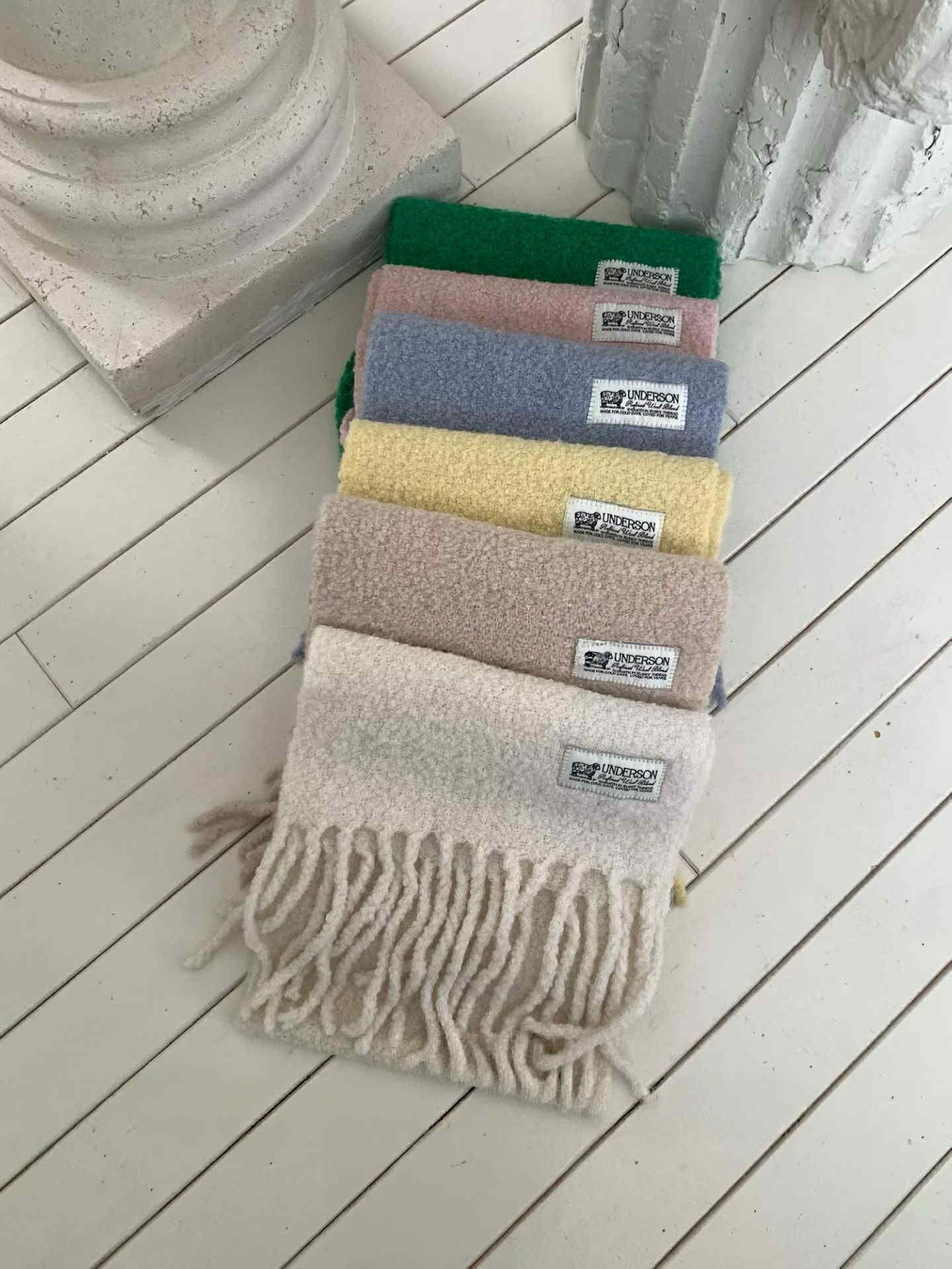 QC30 羊毛粗花呢圍巾