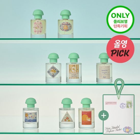 《Olive young連線》POSTES EDP 50ml with hair perfume oil 40ml set