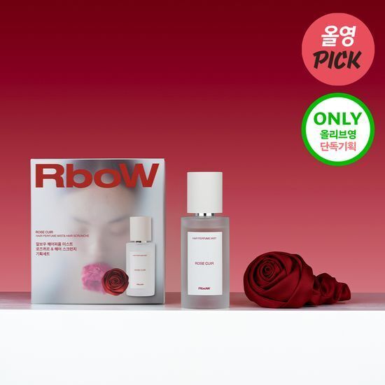 《Olive young連線》RBOW Hair perfume mist rose cur 50ml set