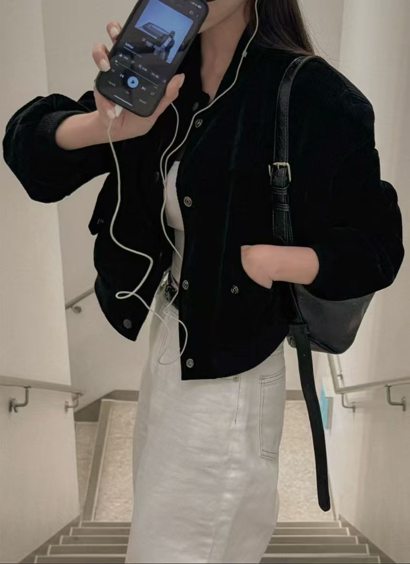 韓國燈芯絨外套