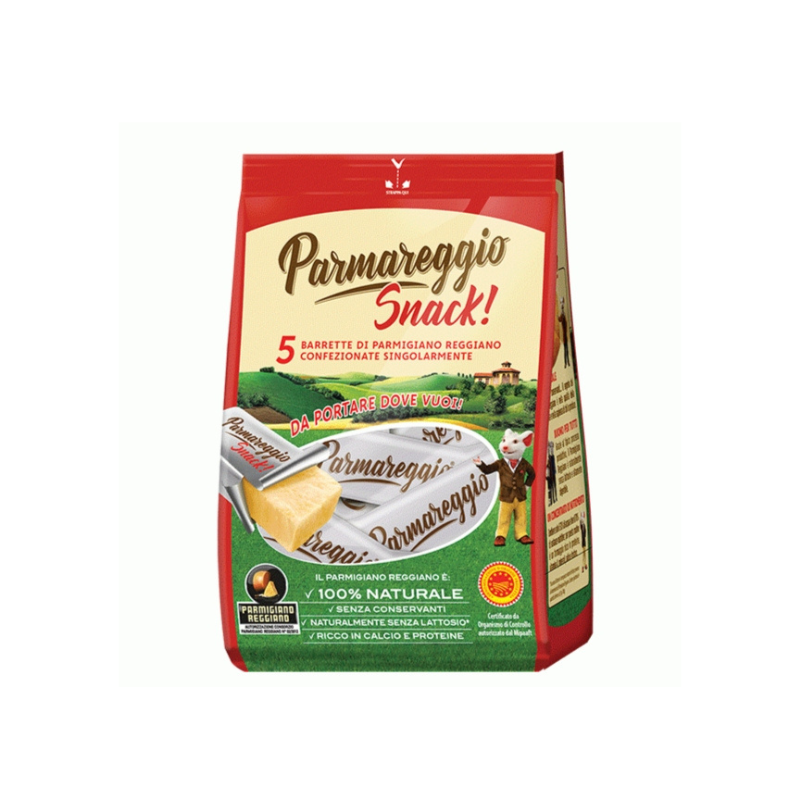 義大利 帕馬森乾酪 零嘴分享包 五入包裝 方便好保存