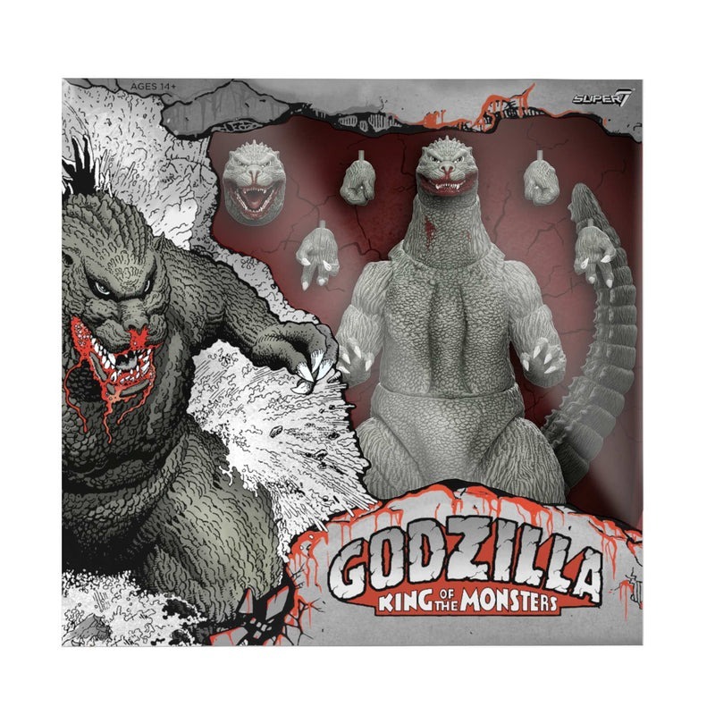(預訂) Super7 Toho ULTIMATES! - Godzilla 1989 (Greyscale Comic Book - Thirsty for Blood) Action Figure