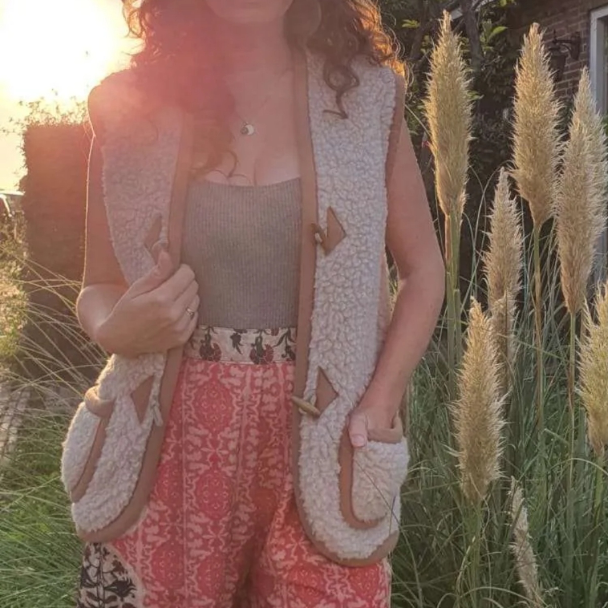 We Are Wovens 牛角扣羊毛背心(大人款) bodywarmer - Macchiato