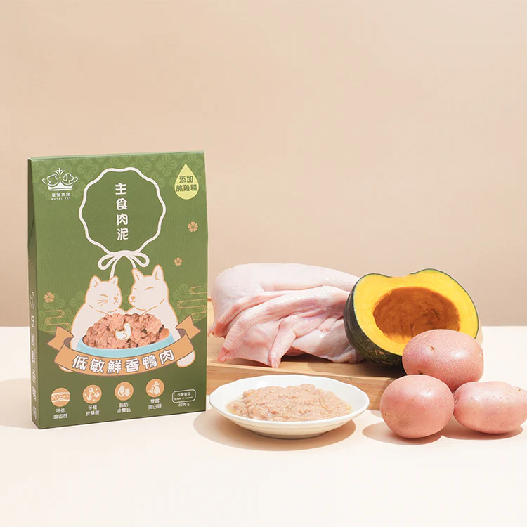 皇室貴寵 低敏鮮香鴨肉主食肉泥 80g (貓狗適用)