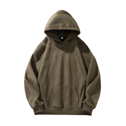 美式重磅麂皮帽T DZDL3848