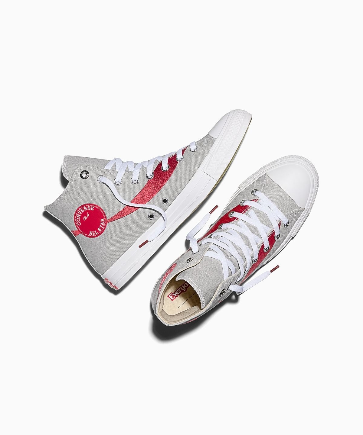 男女鞋 CONVERSE X COCA-COLA CHUCK TAYLOR ALL STAR 灰色 可口可樂 可樂 聯名款 高筒 帆布鞋【A18436C】