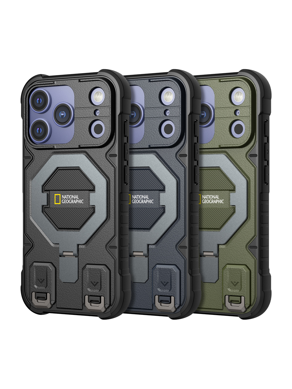 國家地理 | Explorer 磁吸支架防摔保護殼(附掛繩) iPhone 17 系列【National Geographic 台灣總代理】