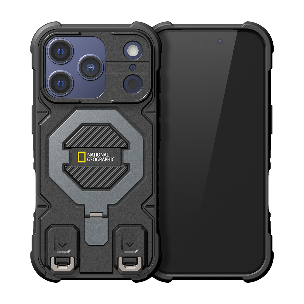 國家地理 | Explorer 磁吸支架防摔保護殼(附掛繩) iPhone 17 系列【National Geographic 台灣總代理】