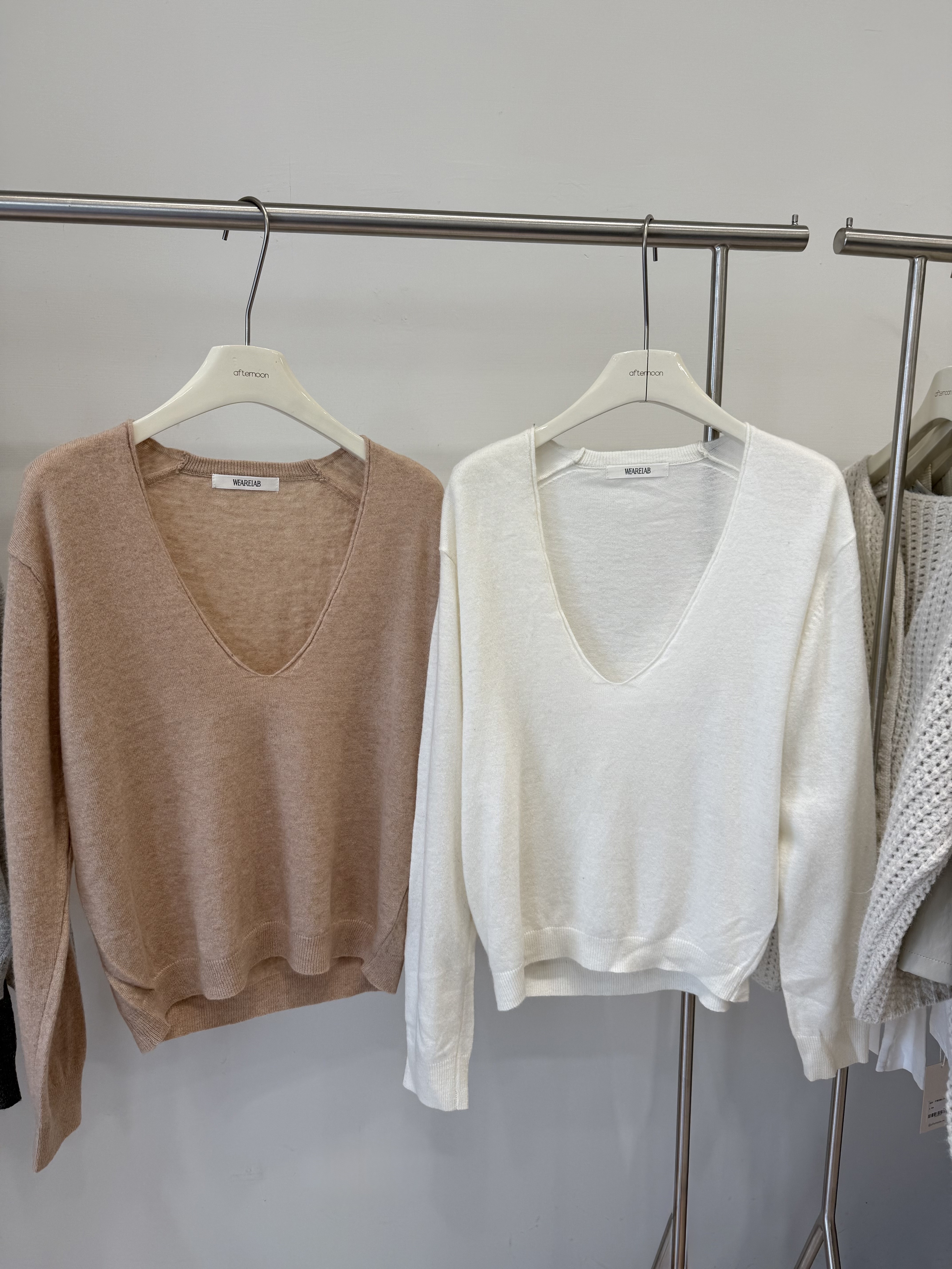 1287 大V領寬鬆羊毛衣