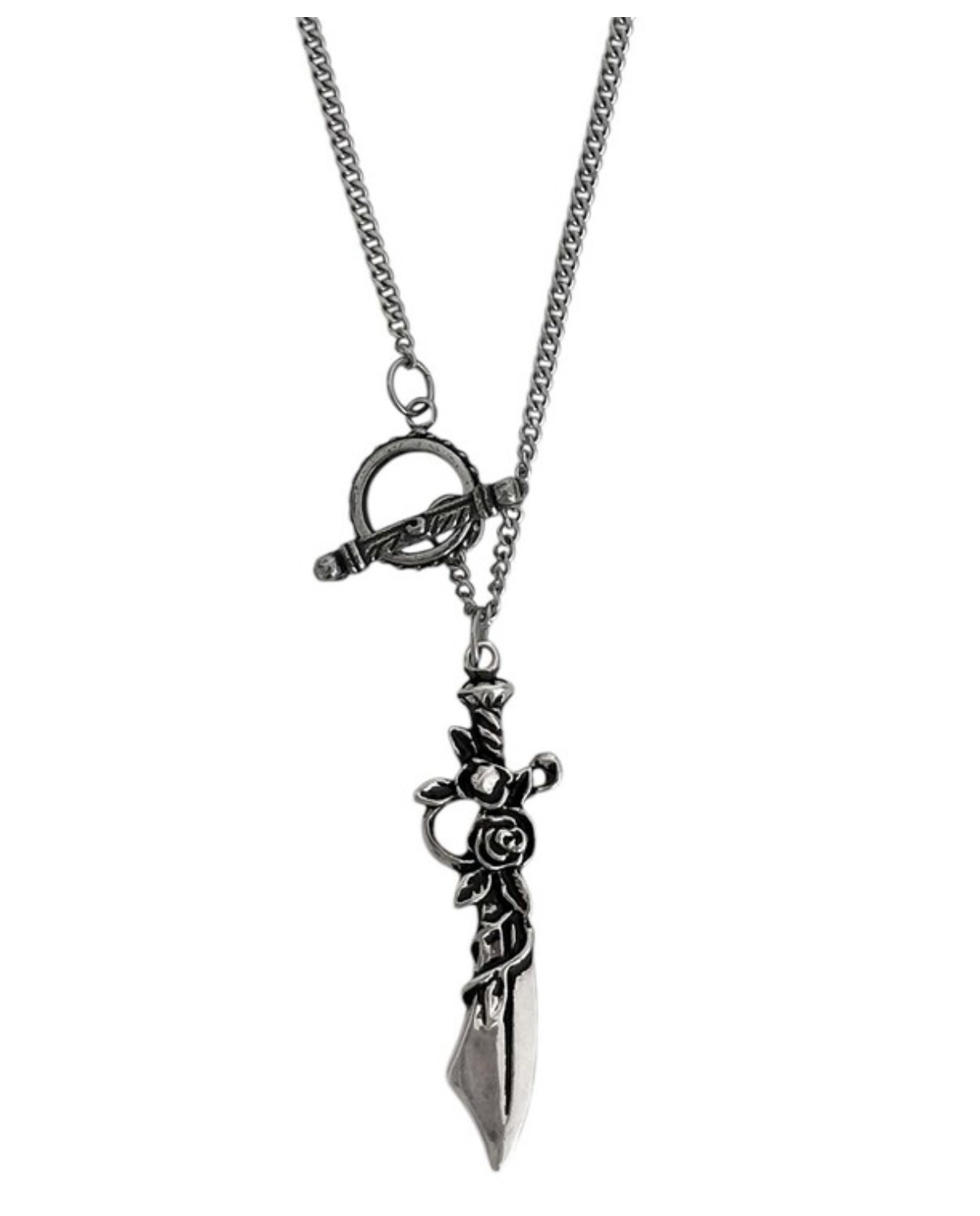 OFUSE - rose knife necklace