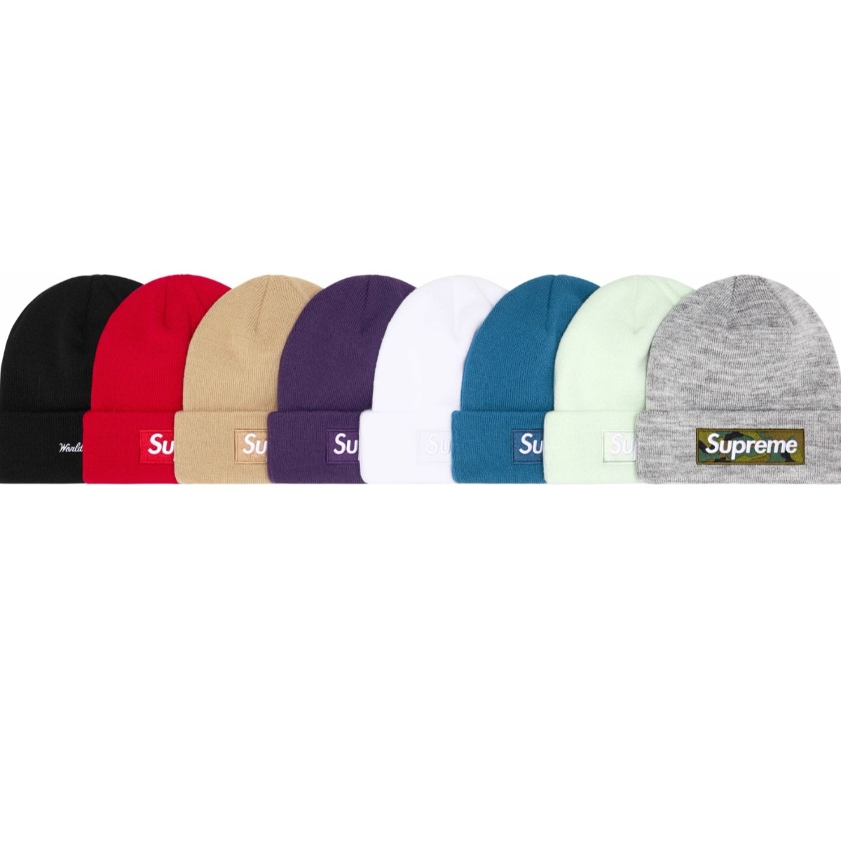 現貨┃Supreme x New Era 23FW Box Logo Beanie 毛帽