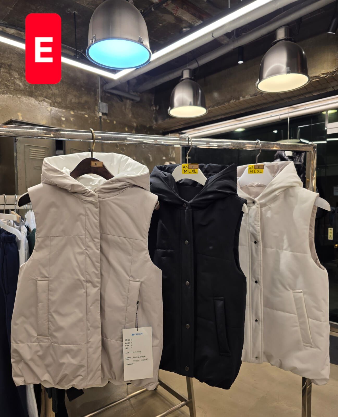 【直播】LL110605 雙面夾棉背心