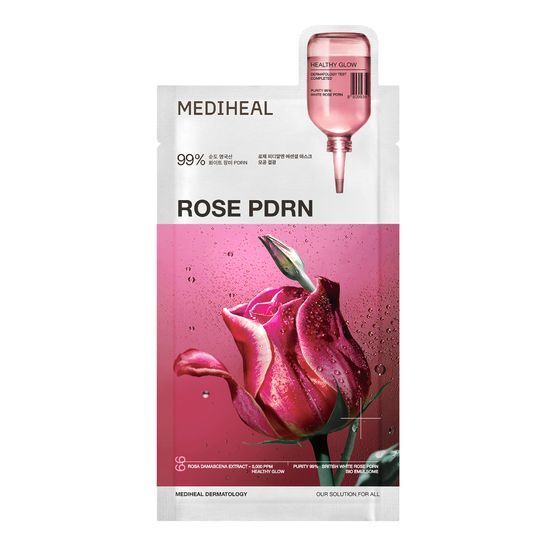 MEDIHEAL 英國白玫瑰PDRN煥活精華面膜