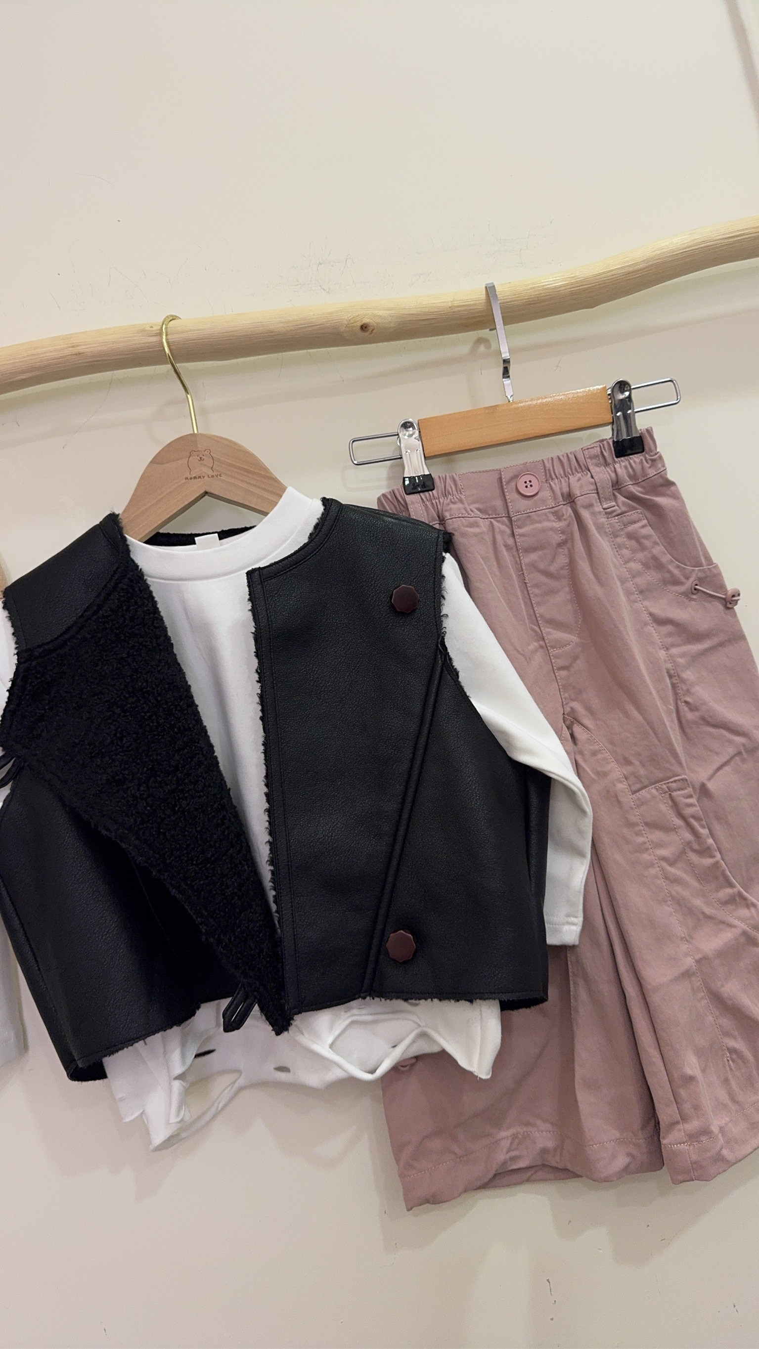 53353皮革刷毛背心e40