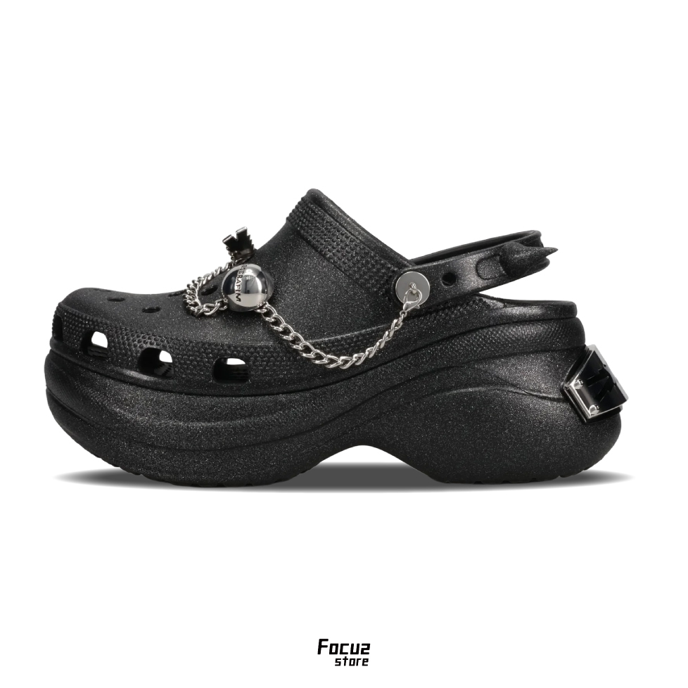 【Focus Store】預購 LE SSERAFIM x Crocs BAE CLOG "Black" 卡駱馳 聯名 洞洞鞋 212454-9DO