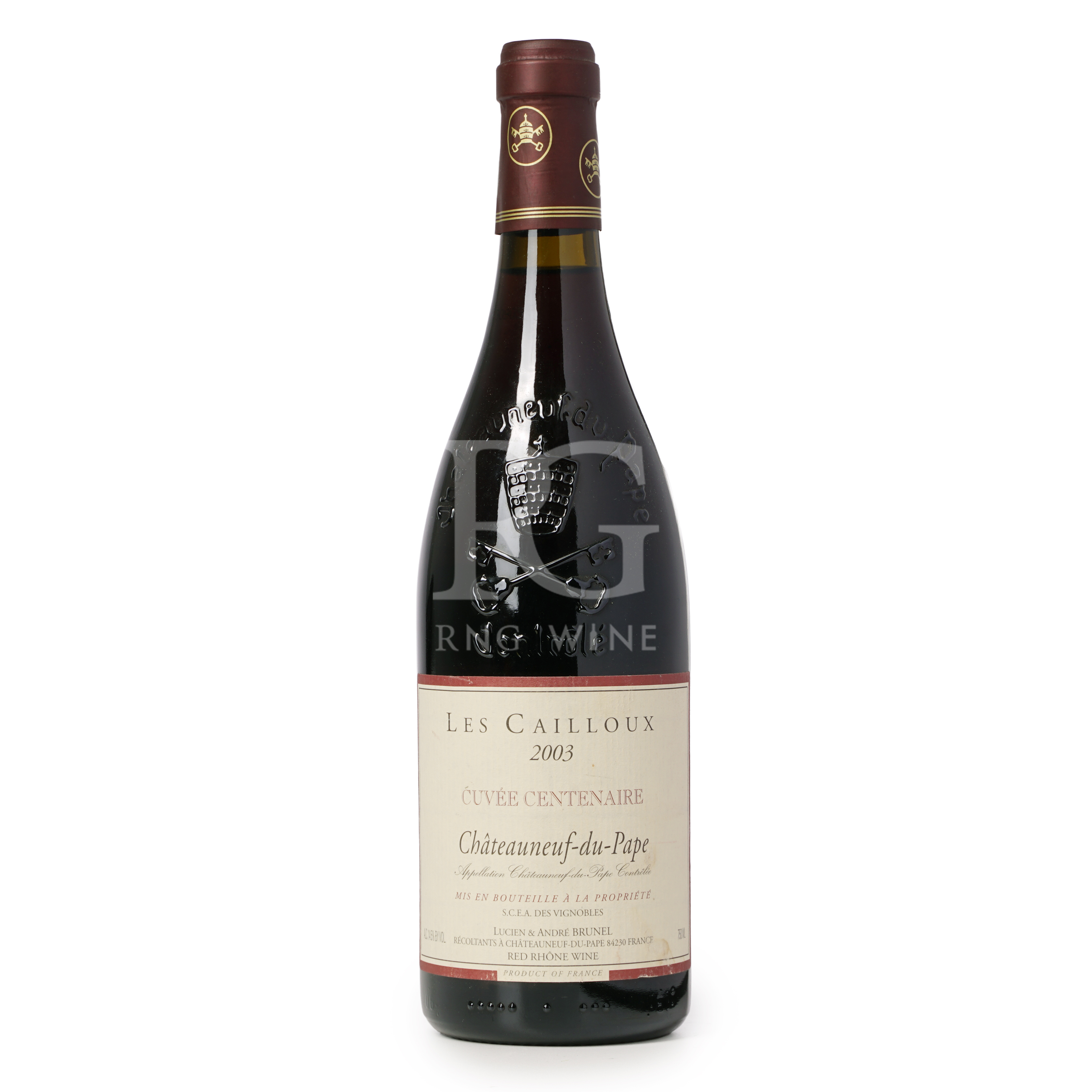Lucien et Andre Brunel Chateauneuf-du-Pape Les Cailloux Cuvee Centenaire 2003 (RP94)