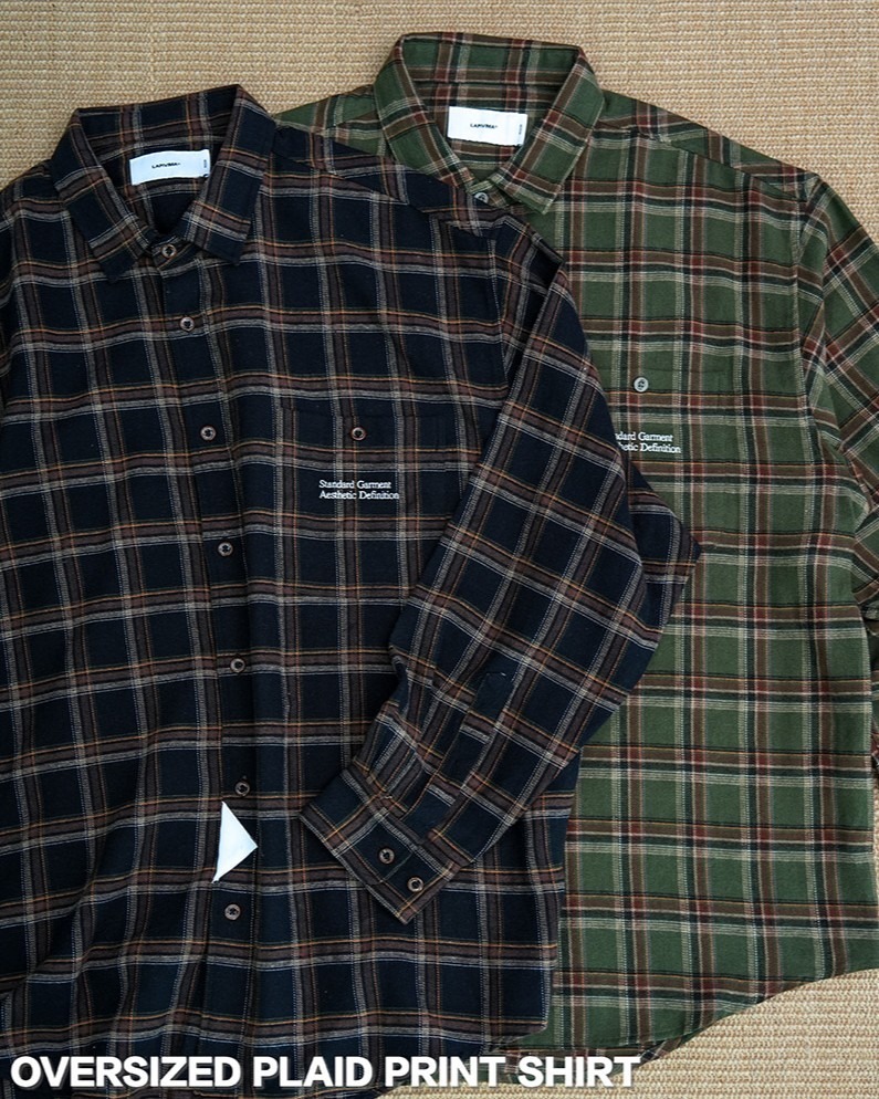 LAPRIMA 格紋印花襯衫