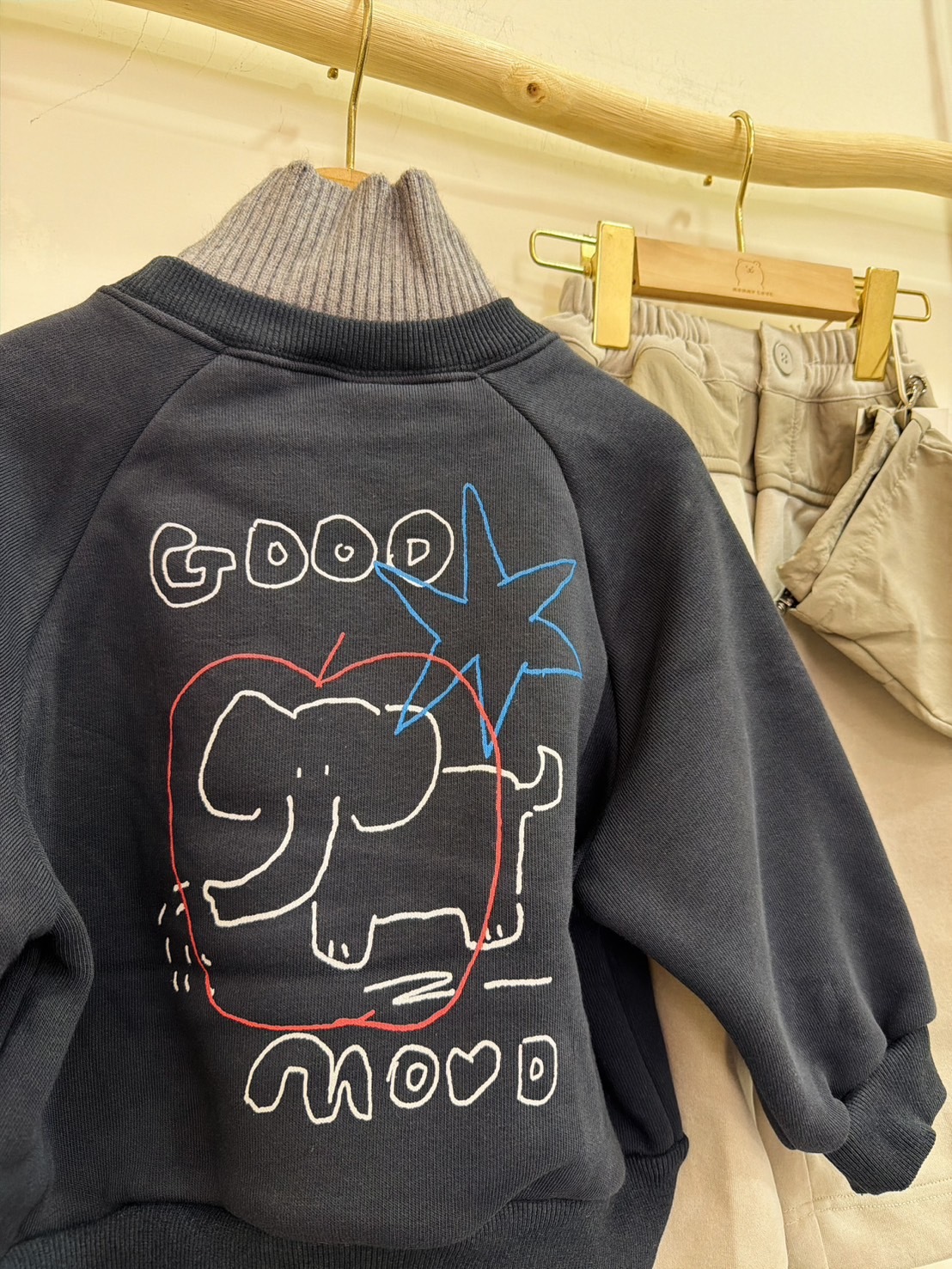 53022假兩件薄絨高領上衣e49