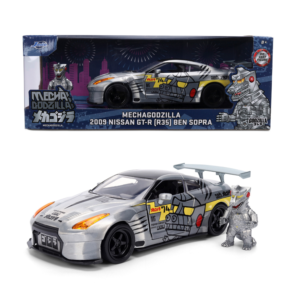 機械哥吉拉1:24合金車