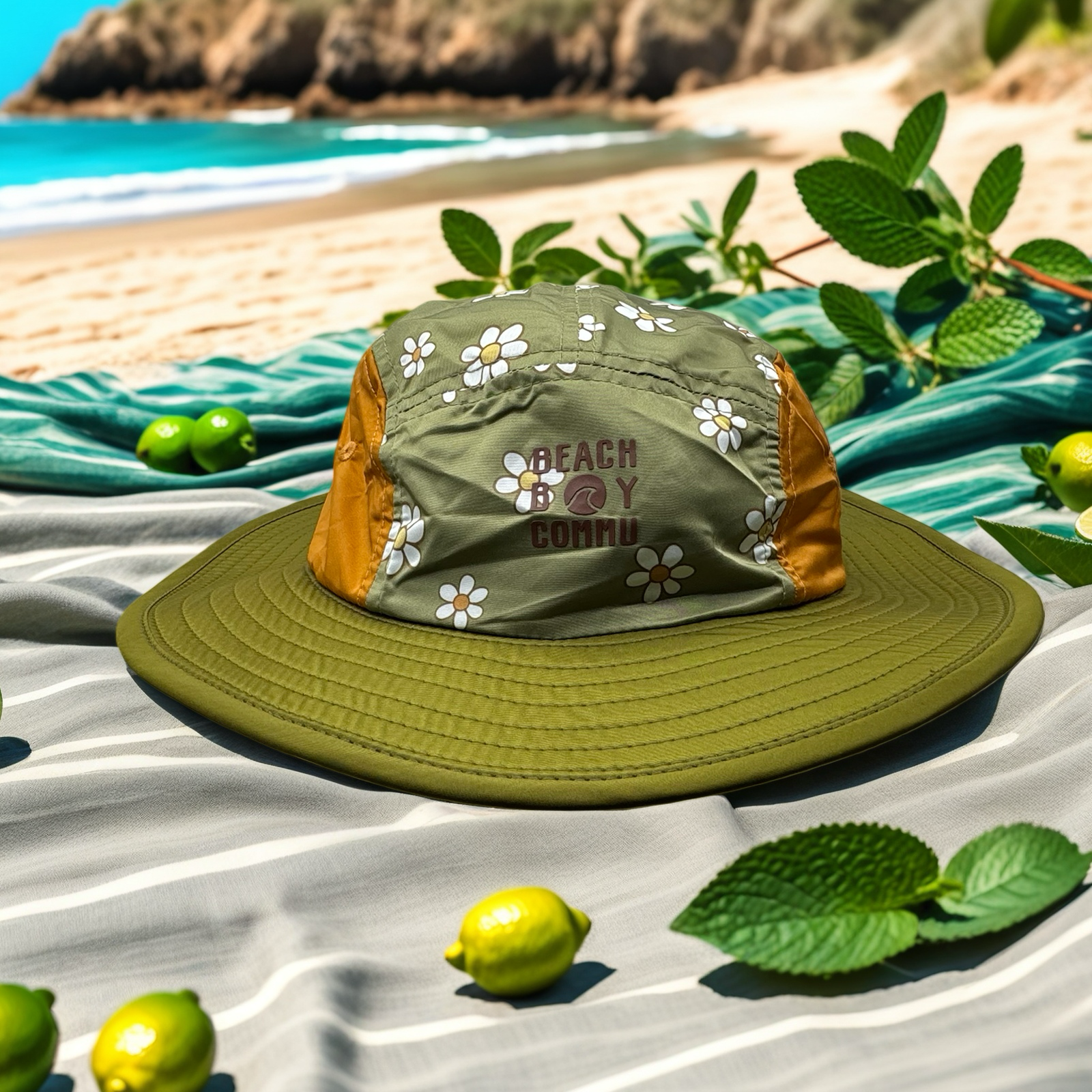 日本国内未入荷 BEACH BOY COMMU - SURF HAT Beach boy commu Bucket Hat Dive Hat Surf Hat⎪漁夫帽衝浪帽遮陽