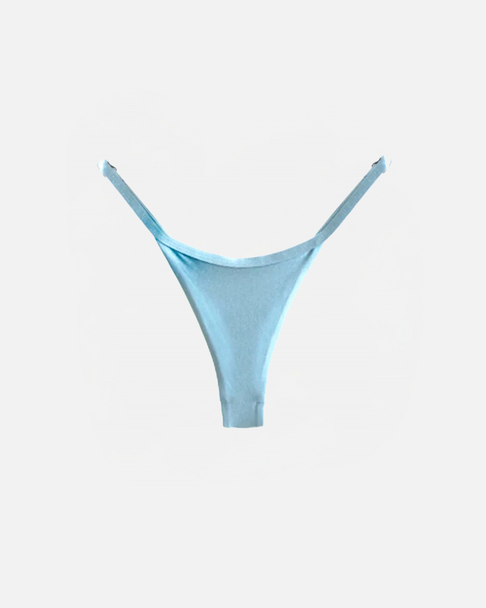 【絲光灰藍】SUNNY 極細日曬丁字泳褲