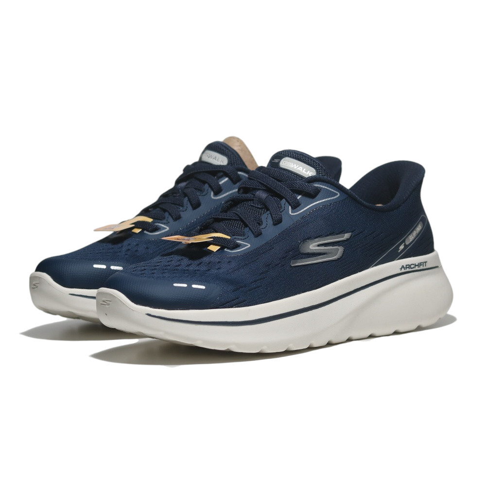 SKECHERS 休閒鞋 GO WALK ARCH FIT 深藍 瞬穿 足弓 健走鞋 女 125840NVW